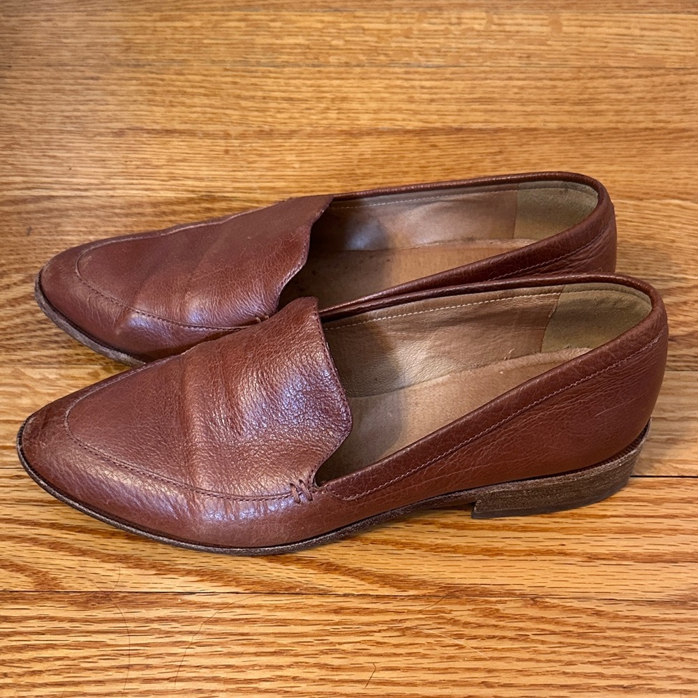 Madewell Brown Leather Loafers